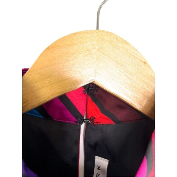 Trina Turk Logan Striped Shift Dress Size 2 Retro Multicolored - Picture 5 of 12